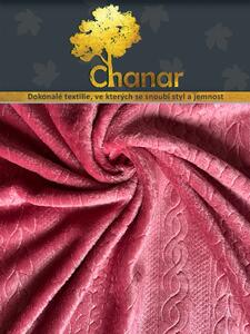 Top textil Mikroplyš deka s motivem 150x200 cm růžová