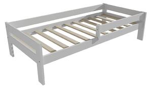 Vomaks Dětská postel se zábranou VMK006C KIDS Rozměr: 90 x 160 cm, Barva: barva bílá