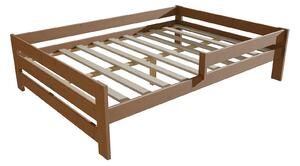 Vomaks Dětská postel se zábranou VMK006D KIDS Rozměr: 90 x 160 cm, Barva: barva růžová + bílá