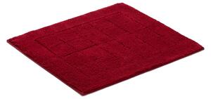 Koupelnová předložka Vossen Exclusive, barva červená - rubin Rozměr: 55 x 65 cm