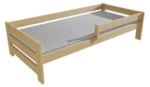 Vomaks Dětská postel se zábranou VMK006D KIDS Rozměr: 90 x 160 cm, Barva: barva růžová + bílá