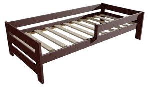 Vomaks Dětská postel se zábranou VMK006D KIDS Rozměr: 90 x 160 cm, Barva: barva šedá + bílá