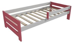 Vomaks Dětská postel se zábranou VMK006D KIDS Rozměr: 90 x 160 cm, Barva: barva šedá + bílá