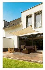 Livarno home Ochranná plachta proti slunci (obdélníková, béžová) (100386383004)