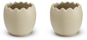 Stojánek na vajčko Egg Cup Sand - set 2 ks COOEE Design