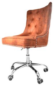 Moderní kancelářská kolečková židle šedá Vernon Invicta Interior