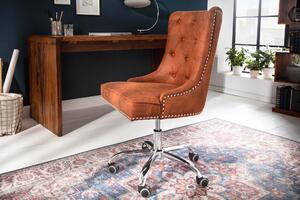 Moderní kancelářská kolečková židle šedá Vernon Invicta Interior