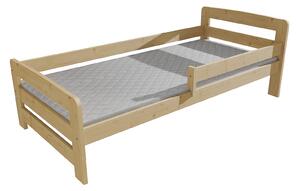 Vomaks Dětská postel se zábranou VMK008D KIDS Rozměr: 90 x 160 cm, Barva: barva modrá + bílá