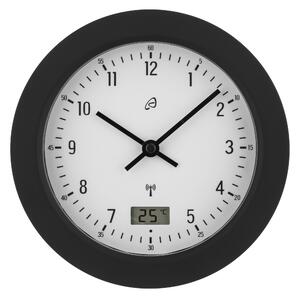 Auriol® Koupelnové hodiny řízené rádiovým signálem (černá) (100392901002)