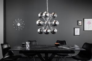 Designový kovový lustr stříbrný - Porfyrión Invicta Interior