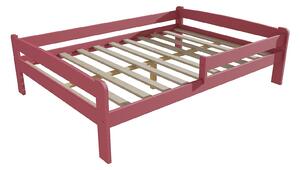 Vomaks Dětská postel se zábranou VMK009C KIDS Rozměr: 120 x 200 cm, Barva: barva růžová