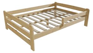 Vomaks Dětská postel se zábranou VMK009D KIDS Rozměr: 90 x 160 cm, Barva: moření dub