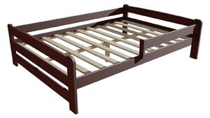 Vomaks Dětská postel se zábranou VMK009D KIDS Rozměr: 90 x 160 cm, Barva: barva růžová + bílá