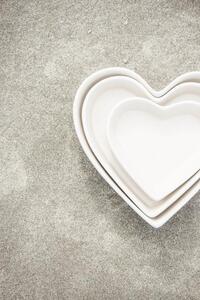 Ib Laursen Forma na pečení Mynte ve tvaru srdce Pure White