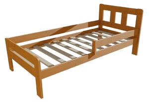Vomaks Dětská postel se zábranou VMK010C KIDS Rozměr: 120 x 200 cm, Barva: barva bílá