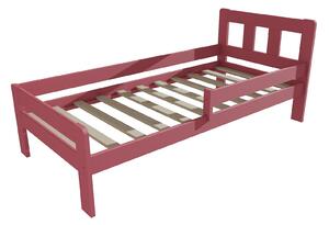 Vomaks Dětská postel se zábranou VMK010C KIDS Rozměr: 70 x 160 cm, Barva: barva růžová