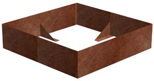 Alto Vyvýšený záhon 148 x 148 x 36 cm, corten CORGARDEN 1013