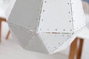 Designový kovový lustr bílý: Crux II Invicta Interior