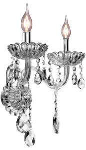 Toolight - Křišťálová nástěnná lampa 2xE14 60W 300757, chromová, OSW-04603