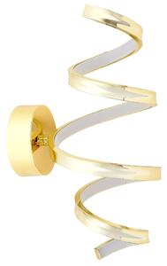 Toolight Toolight, LED nástěnné svítidlo, 4000K, 18W, APP827-W, zlatá lesklá, OSW-09179