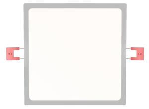 SLENDER SLIM SQ 17 zápustná černý chrom 230V LED 24W 3000K - RED - DESIGN RENDL