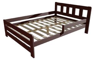 Vomaks Dětská postel se zábranou VMK010D KIDS Rozměr: 90 x 160 cm, Barva: barva růžová + bílá