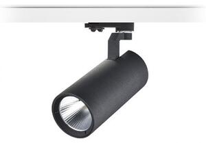 FANGIO pro tříokr. lištu černá 230V LED 25W 36° 3000K - RED - DESIGN RENDL