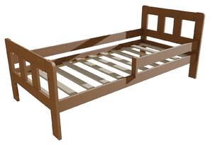 Vomaks Dětská postel se zábranou VMK010EA KIDS Rozměr: 90 x 160 cm, Barva: barva šedá + bílá