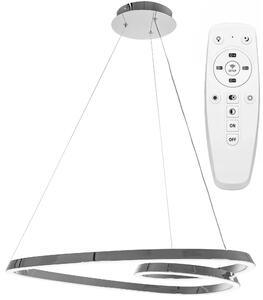 Toolight Toolight, Moderní LED stropní svítidlo + dálkové ovládání APP7798-cp, chrom, OSW-05503
