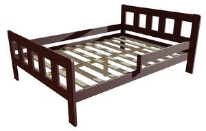 Vomaks Dětská postel se zábranou VMK010EA KIDS Rozměr: 90 x 160 cm, Barva: barva modrá + bílá