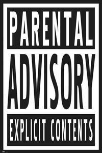 Plakát, Obraz - Parental Advisory - Vertical