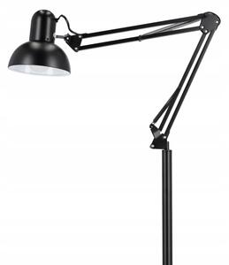 Stojací lampa 1xE27/40W/230V černá