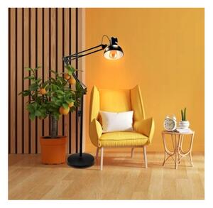 Stojací lampa 1xE27/40W/230V černá