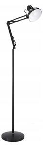 Stojací lampa 1xE27/40W/230V černá