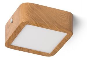 HUE SQ 9 stropní dekor buk 230V LED 6W 3000K - RED - DESIGN RENDL
