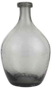 Ib Laursen Skleněná váza balónová šedá
