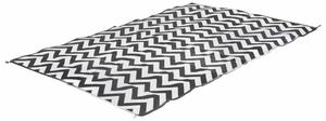 Bo-Camp Venkovní koberec Chill mat M Wave 1,8 x 2 m černobílý