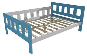 Vomaks Dětská postel VMK010EB KIDS Rozměr: 120 x 200 cm, Barva: barva modrá + bílá