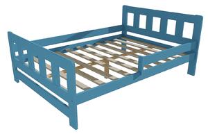 Vomaks Dětská postel se zábranou VMK010FA KIDS Rozměr: 120 x 200 cm, Barva: barva modrá