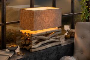 Designová dřevěná stolní lampa - Orthos Invicta Interior