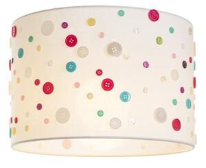 RED R12390 DELI 30/20 stínidlo bílá knoflíky max. 28W - RED - DESIGN RENDL