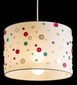 RED R12390 DELI 30/20 stínidlo bílá knoflíky max. 28W - RED - DESIGN RENDL