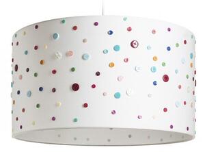 RED R12391 DELI 55/30 stínidlo bílá knoflíky max. 28W - RED - DESIGN RENDL