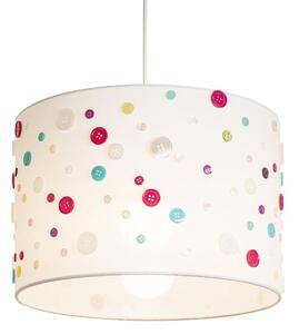 RED R12390 DELI 30/20 stínidlo bílá knoflíky max. 28W - RED - DESIGN RENDL