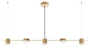 Toolight - LED závěsné svítidlo APP929-5CP, zlatá, OSW-07008