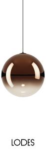 Lodes Designové závěsné LED svítidlo RANDOM SOLO, 1W, ø 18 cm, CRI90 Teplota světla: 2700K, Barva stínidla: Bronzová, Barva kabelu: černá