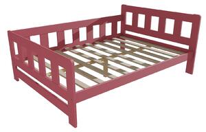 Vomaks Dětská postel VMK010FB KIDS Rozměr: 90 x 160 cm, Barva: barva růžová + bílá