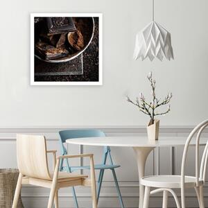 Obraz na plátně Hořká čokoláda a kakao Rozměry: 30 x 30 cm