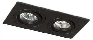 PASADENA GU10 SQ II zápustná černá 230V GU10 2x50W - RED - DESIGN RENDL