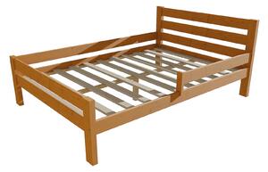Vomaks Dětská postel se zábranou VMK011C KIDS Rozměr: 90 x 160 cm, Barva: moření ořech